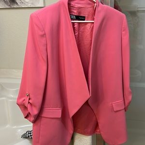 Zara pink blazer